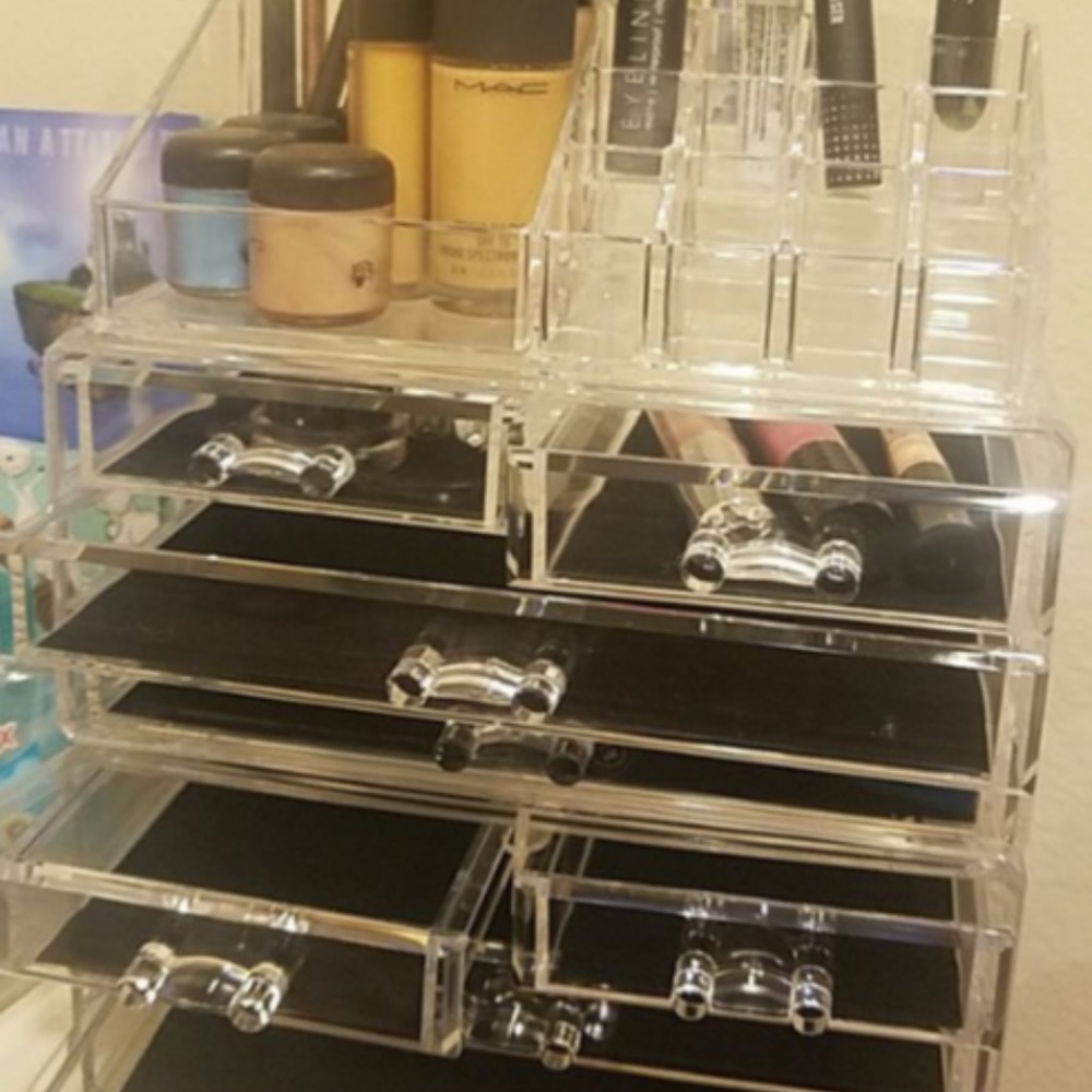 Makeup organizers makeup not included